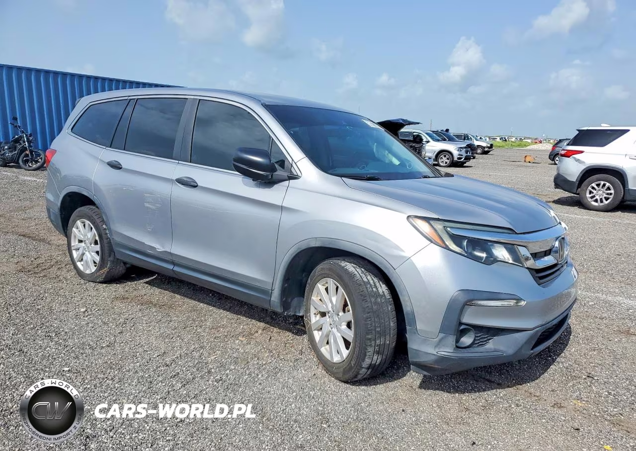 2019 Honda Pilot Lx VIN:5FNYF5H16KB033410 - 4