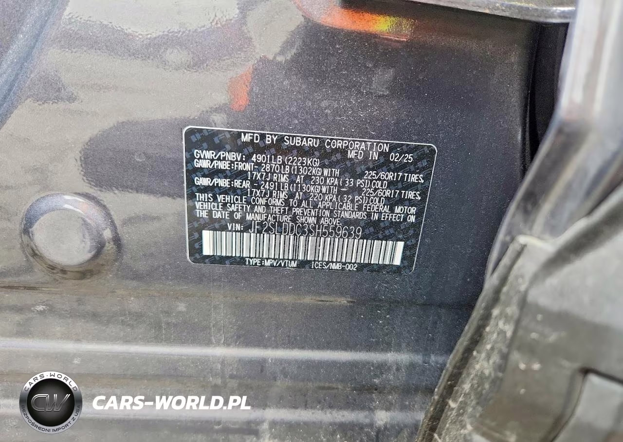 2025 Subaru Forester Premium VIN:JF2SLDDC3SH559639 - 13