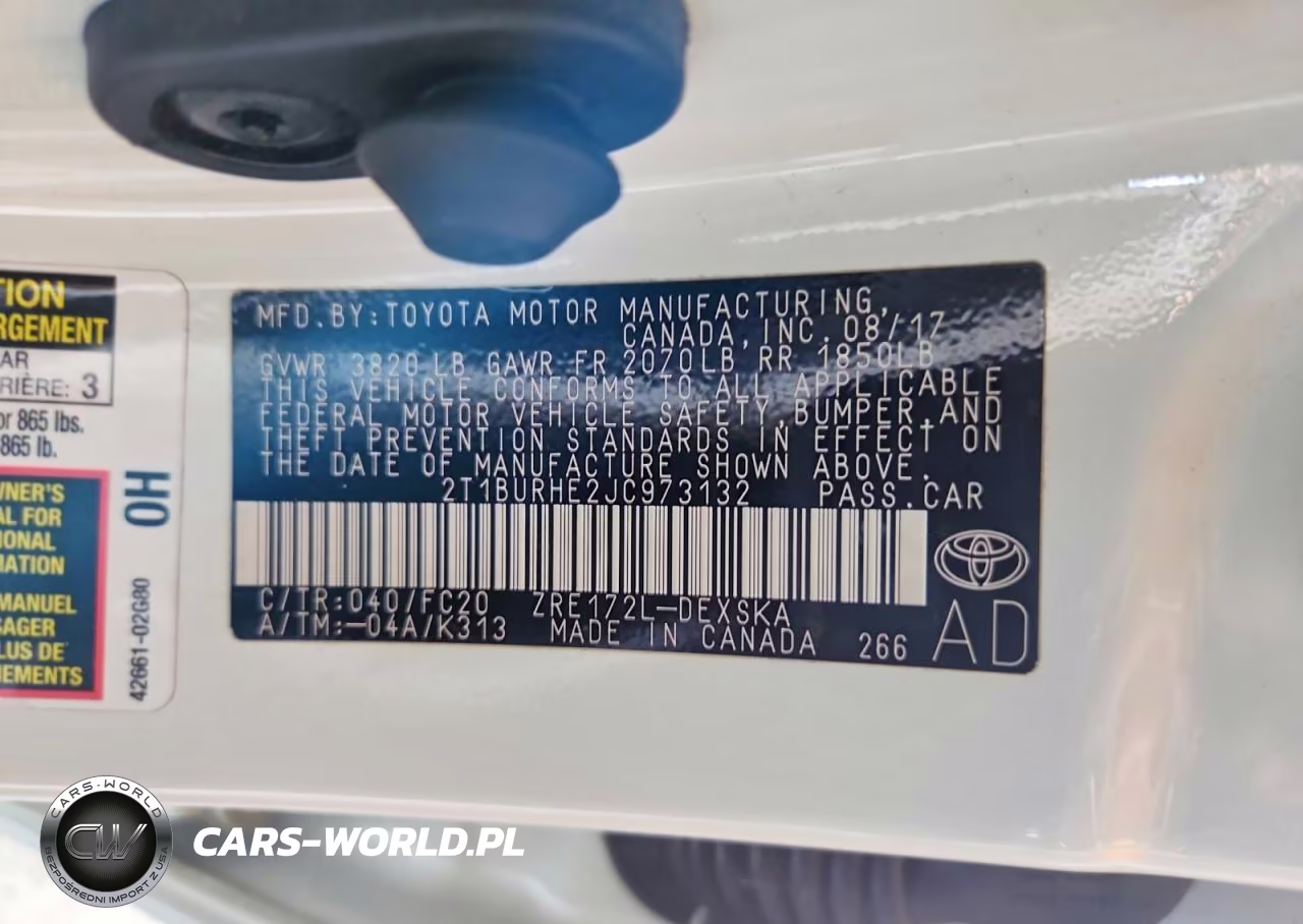 2018 Toyota Corolla Se VIN:2T1BURHE2JC973132 - 12