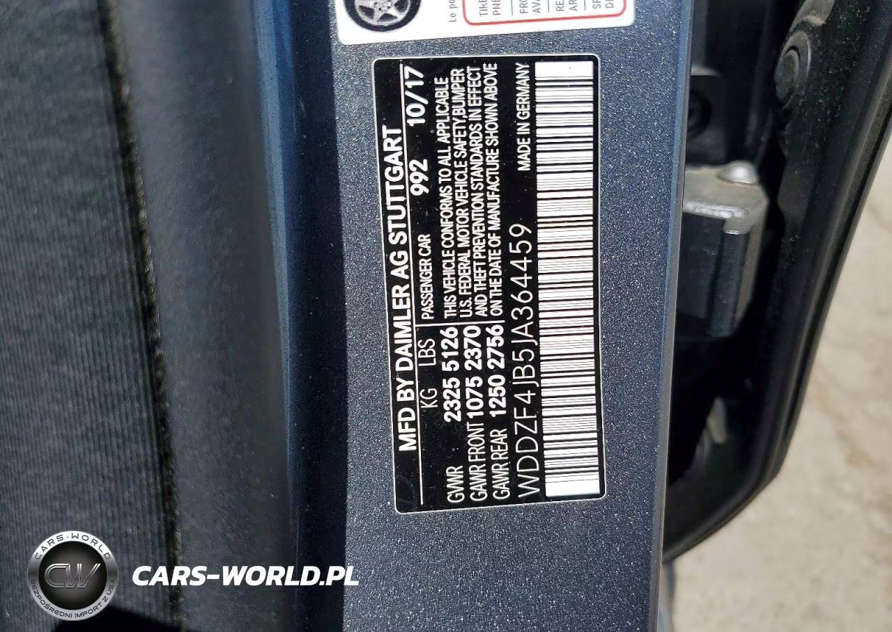 2018 Mercedes-Benz E 300 VIN:WDDZF4JB5JA364459 - 12