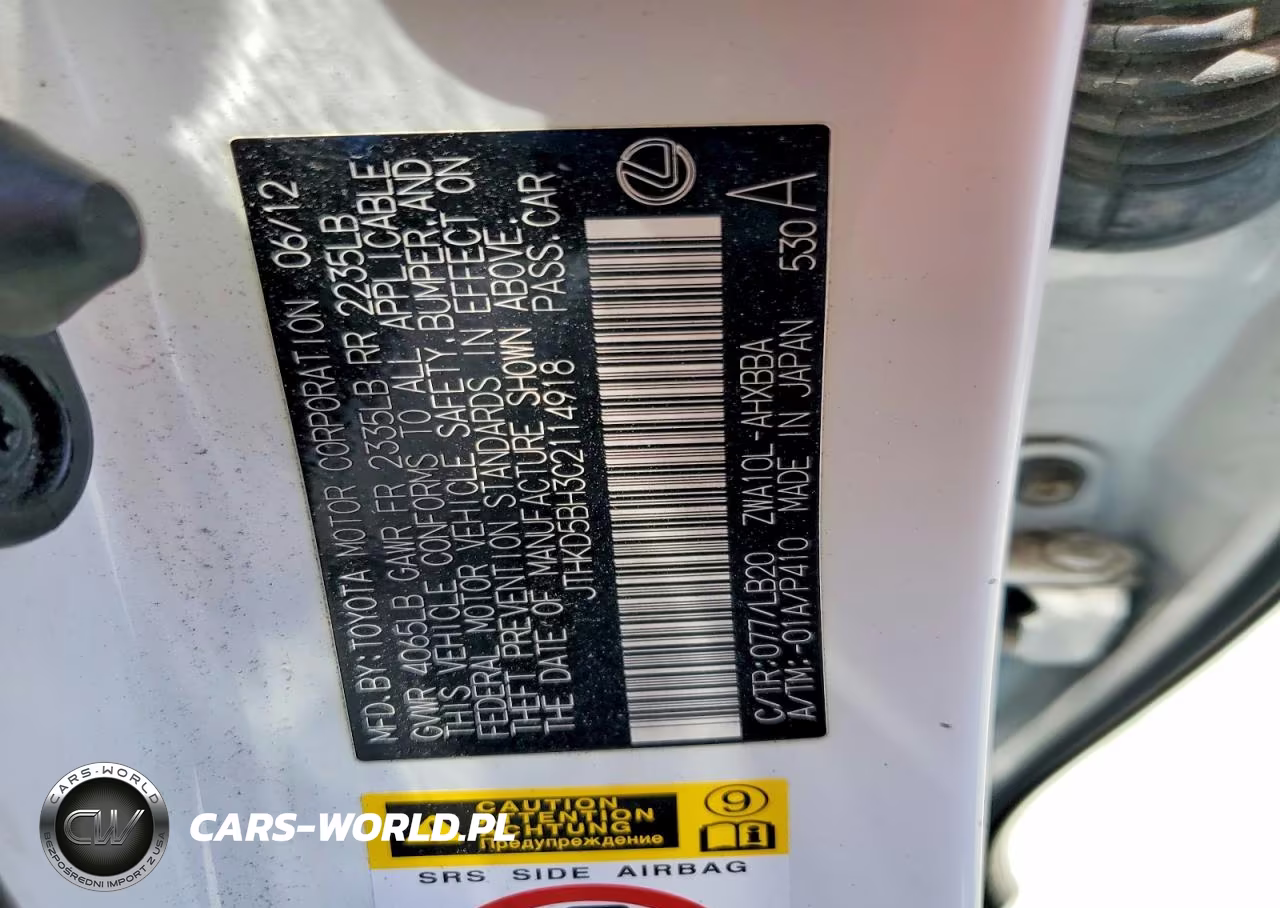 2012 Lexus Ct 200 VIN:JTHKD5BH3C2114918 - 12