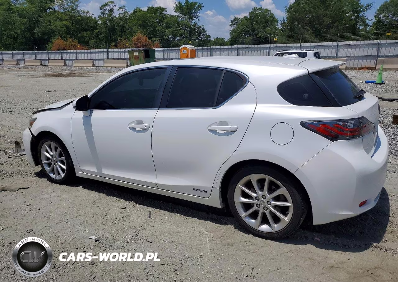 2012 Lexus Ct 200 VIN:JTHKD5BH3C2114918 - 2