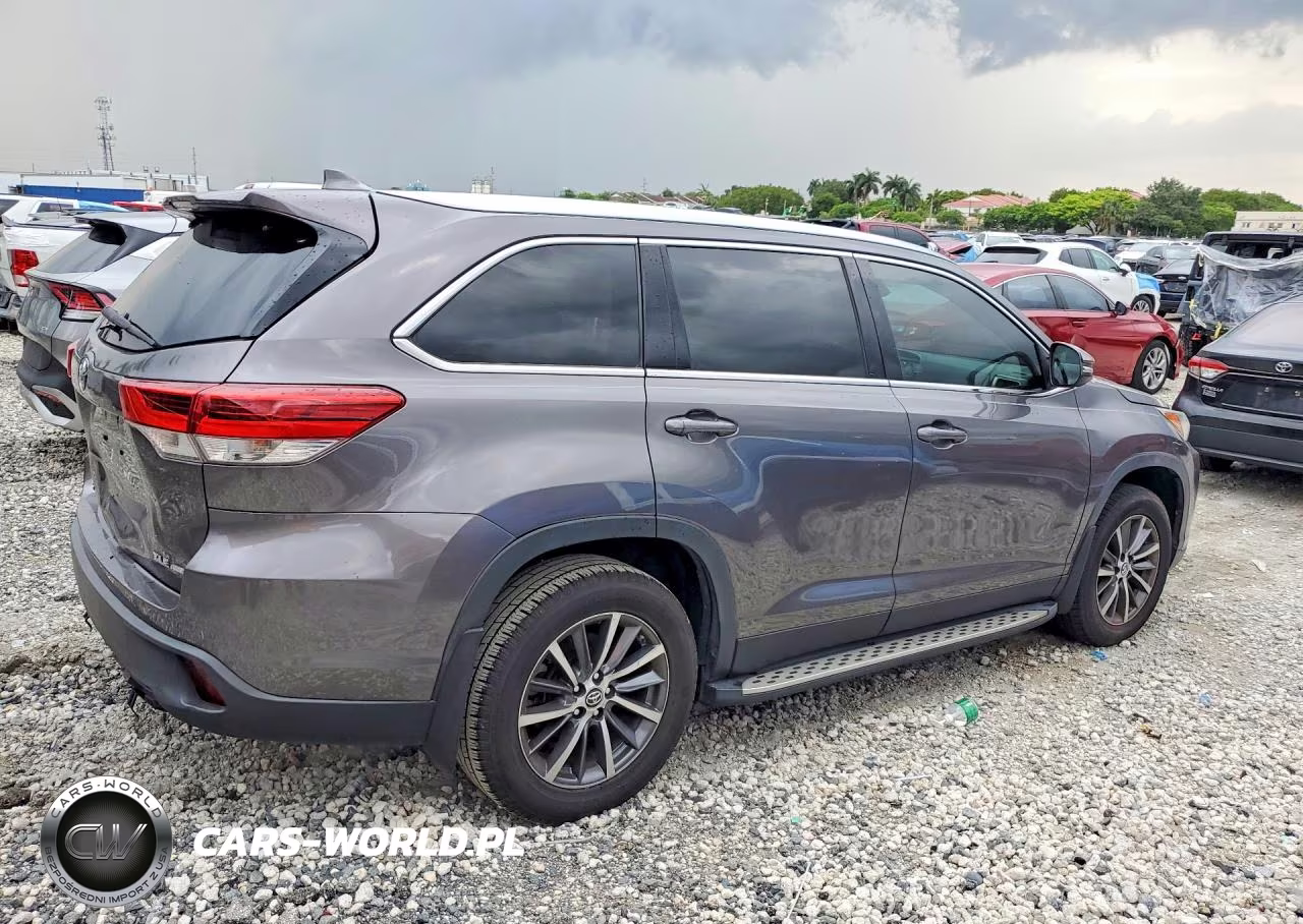 2019 Toyota Highlander Xle VIN:5TDJZRFH5KS617129 - 3