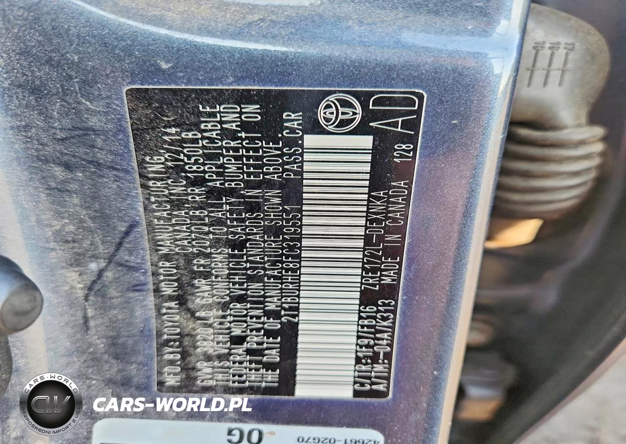2015 Toyota Corolla Le VIN:2T1BURHE8FC319551 - 13