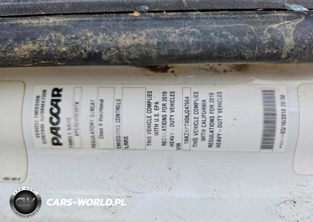 2019 Kenworth T880 Roll-Off Container Truck VIN:1NKZXPTX0KJ247664 - 11