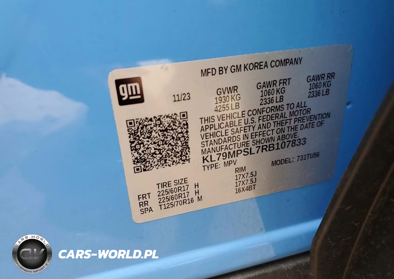 2024 Chevrolet Trailblazer Lt VIN:KL79MPSL7RB107833 - 13