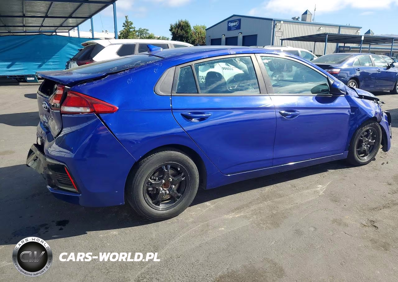 2019 Hyundai Ioniq Blue VIN:KMHC65LC6KU176492 - 3