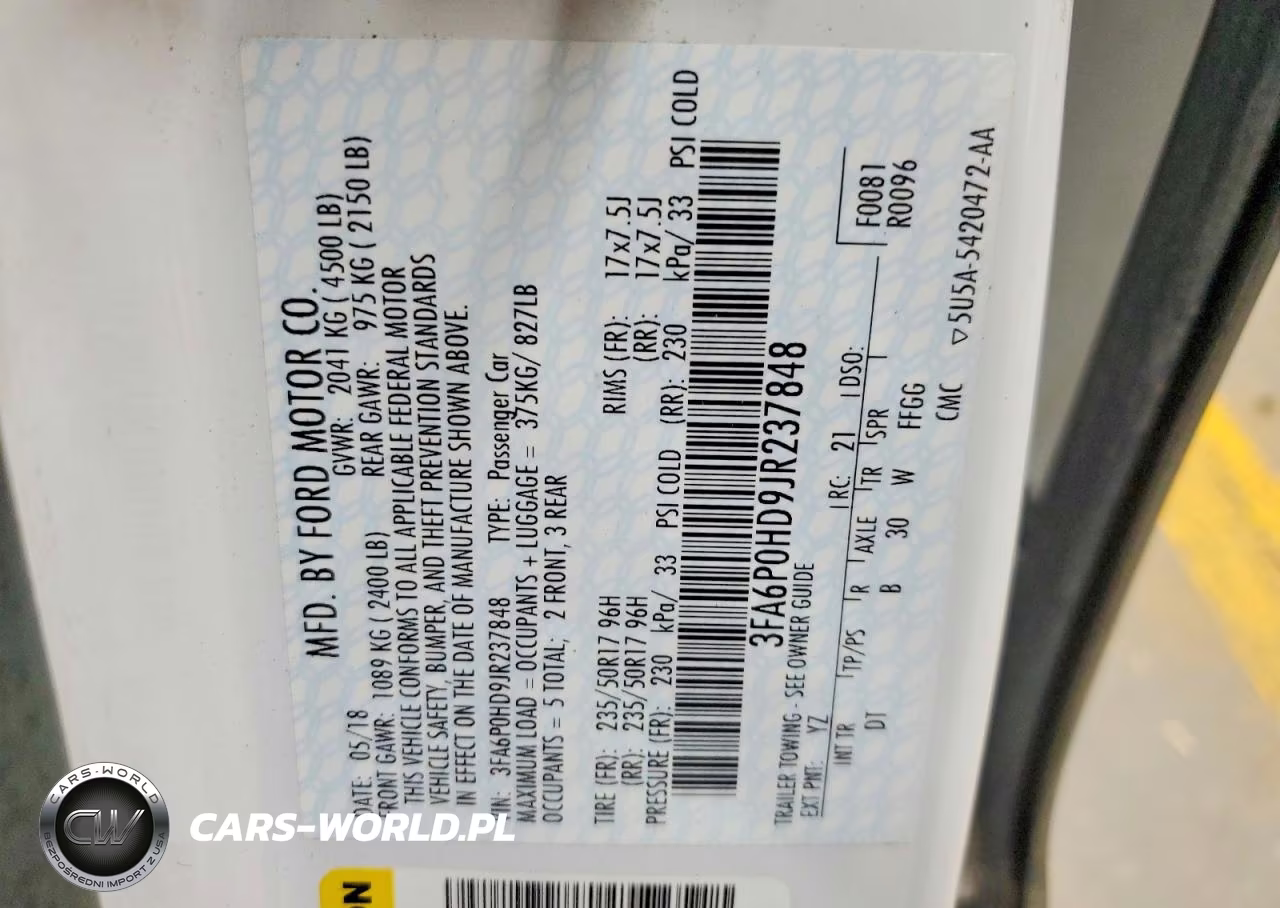 2018 Ford Fusion Se VIN:3FA6P0HD9JR237848 - 12