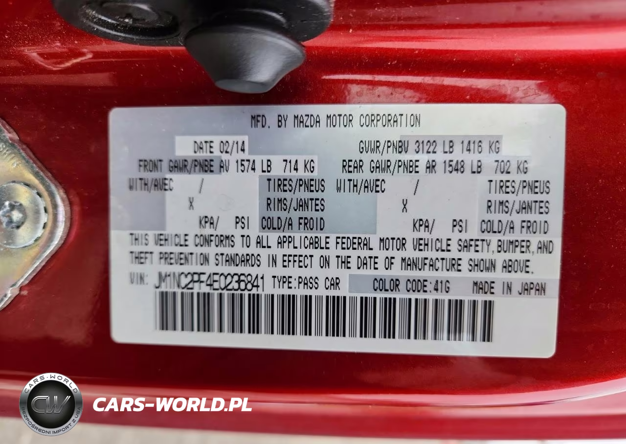2014 Mazda Mx-5 Miata Grand Touring VIN:JM1NC2PF4E0236841 - 12