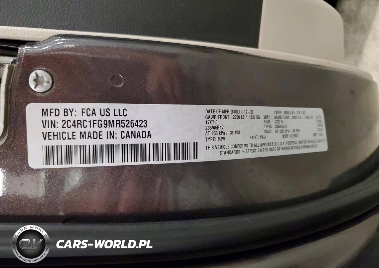 2021 Chrysler Pacifica Touring VIN:2C4RC1FG9MR526423 - 14