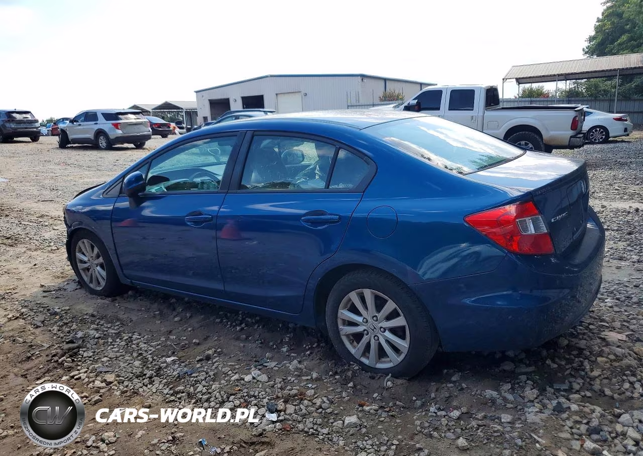 2012 Honda Civic Ex VIN:2HGFB2F82CH554610 - 2
