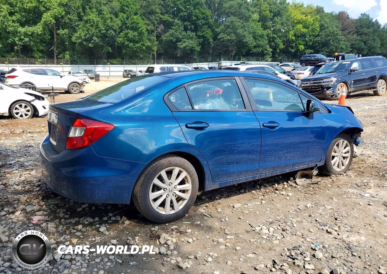 2012 Honda Civic Ex VIN:2HGFB2F82CH554610 - 3