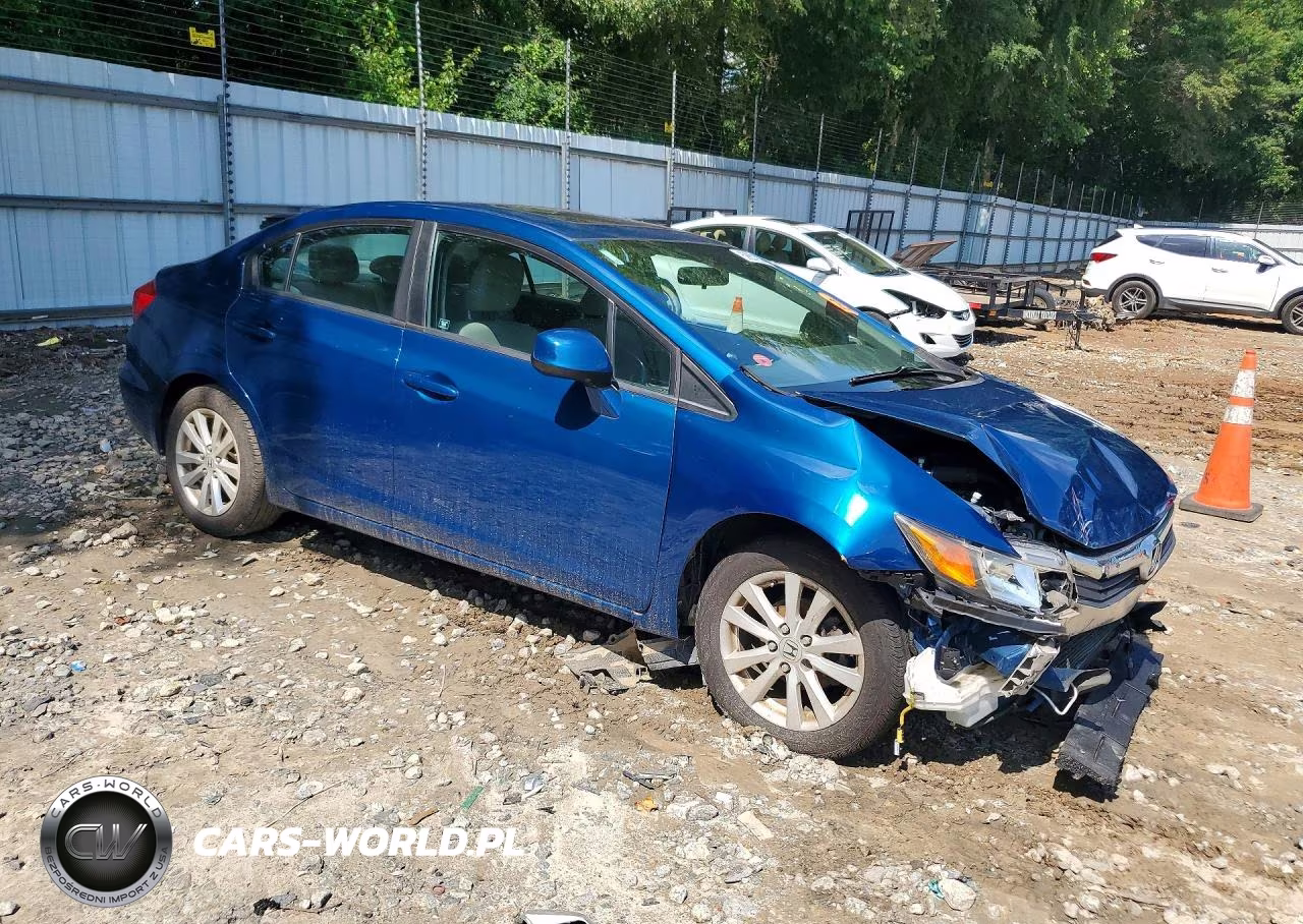 2012 Honda Civic Ex VIN:2HGFB2F82CH554610 - 4