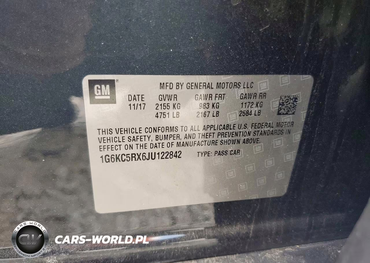 2018 Cadillac Ct6 Luxury VIN:1G6KC5RX6JU122842 - 13