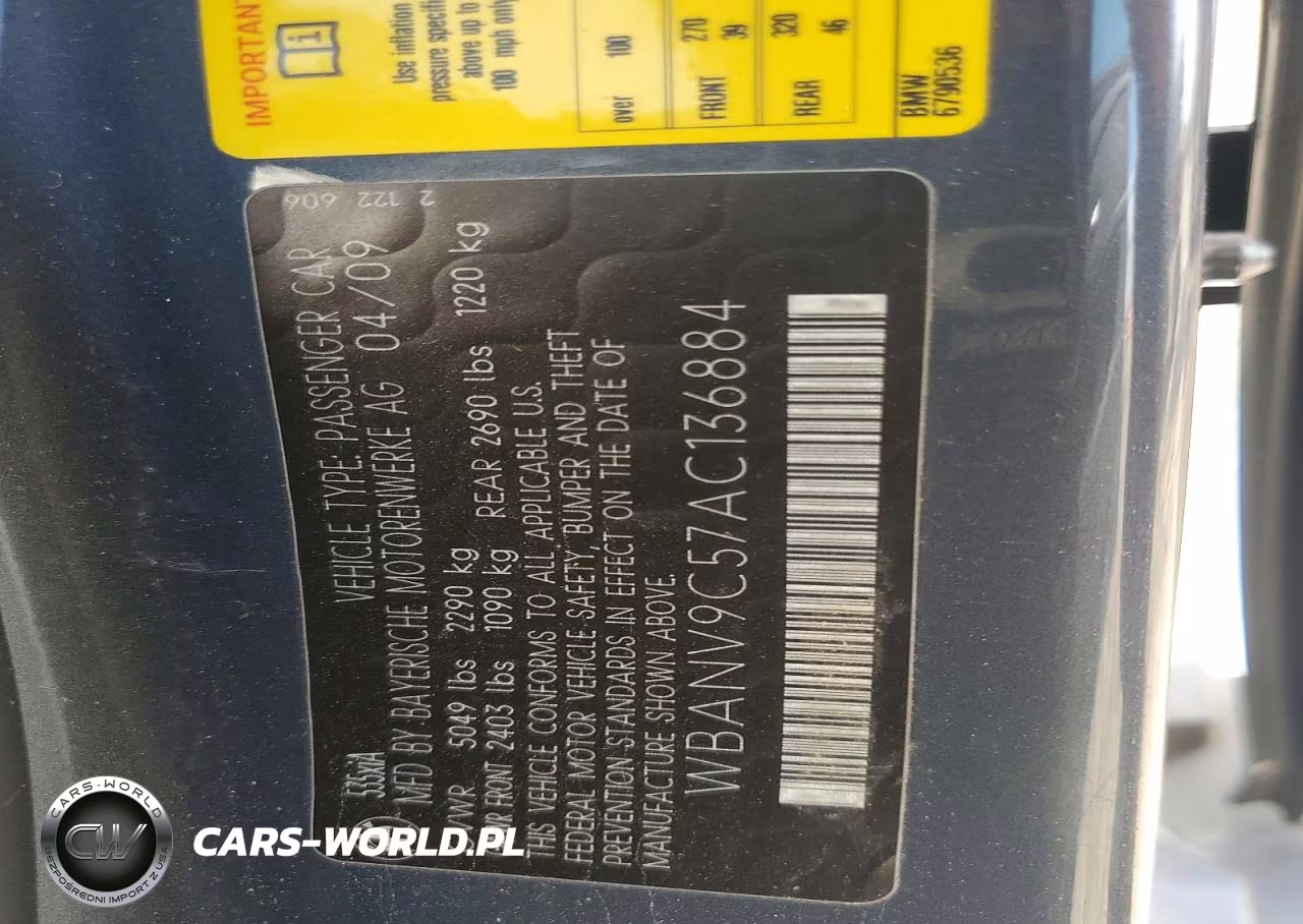 2010 BMW 535 Xi VIN:WBANV9C57AC136884 - 13
