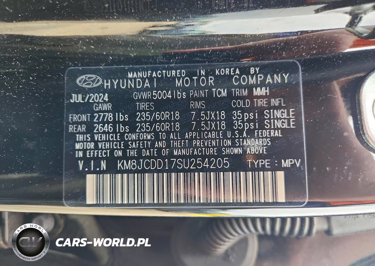 2025 Hyundai Tucson Sel Convenience VIN:KM8JCDD17SU254205 - 14