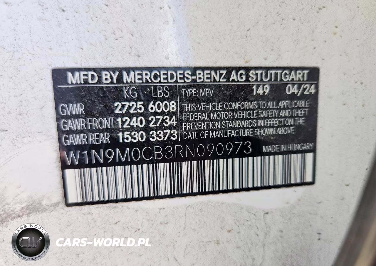2024 Mercedes-Benz Eqb 250+ VIN:W1N9M0CB3RN090973 - 13