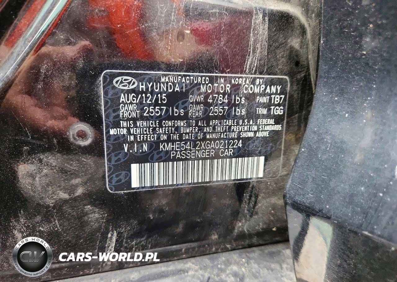 2016 Hyundai Sonata Plug-In Hybrid Limited VIN:KMHE54L2XGA021224 - 12