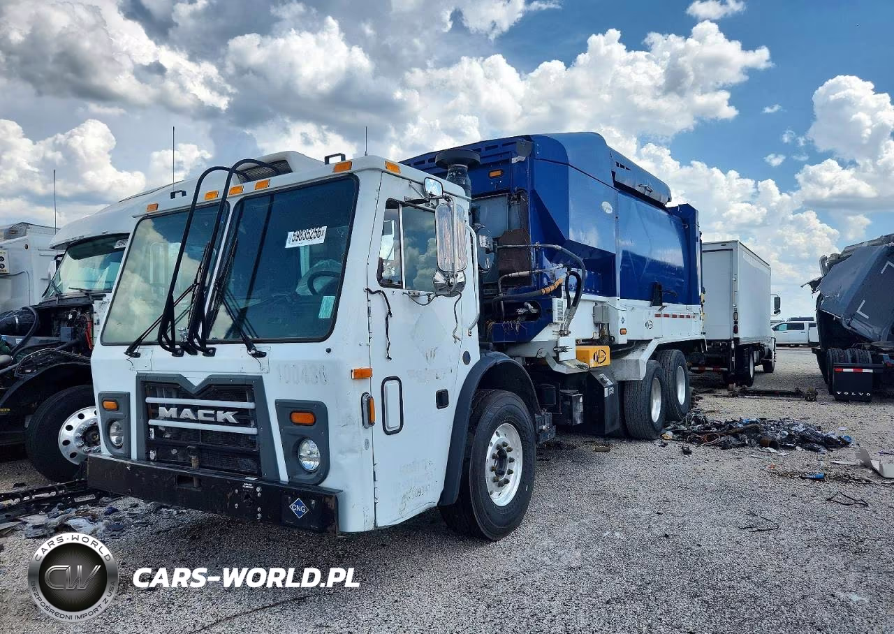 2016 Mack Leu613 Refuse Truck VIN:1M2AU14C8GM002757 - 2
