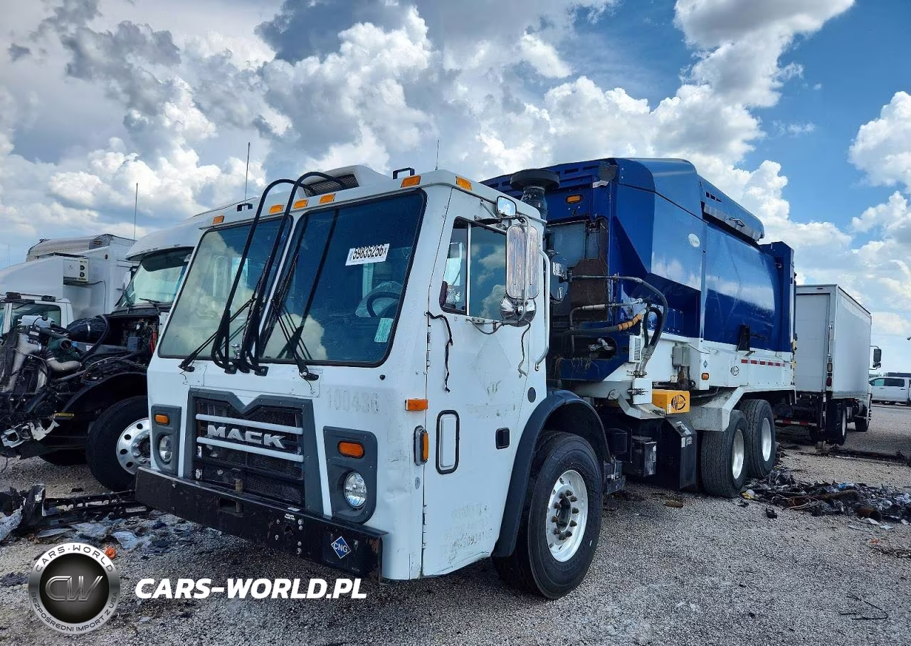 2016 Mack Leu613 Refuse Truck VIN:1M2AU14C8GM002757 - 9