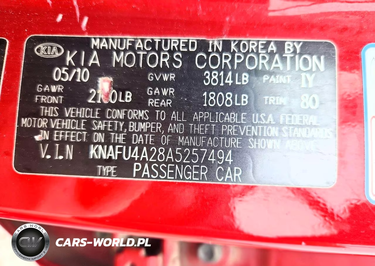 2010 Kia Forte Ex VIN:KNAFU4A28A5257494 - 13