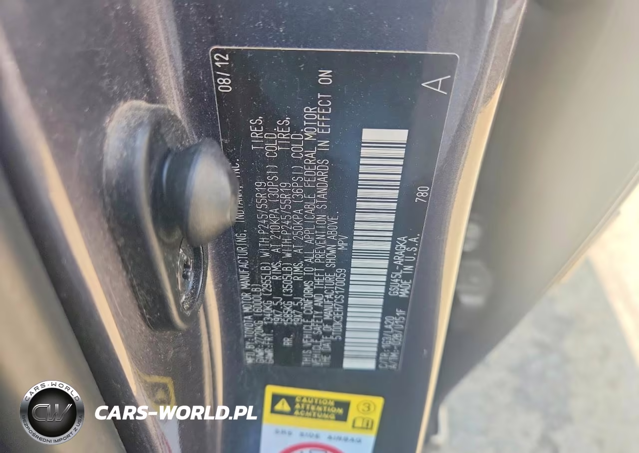 2012 Toyota Highlander Limited VIN:5TDDK3EH7CS170059 - 13