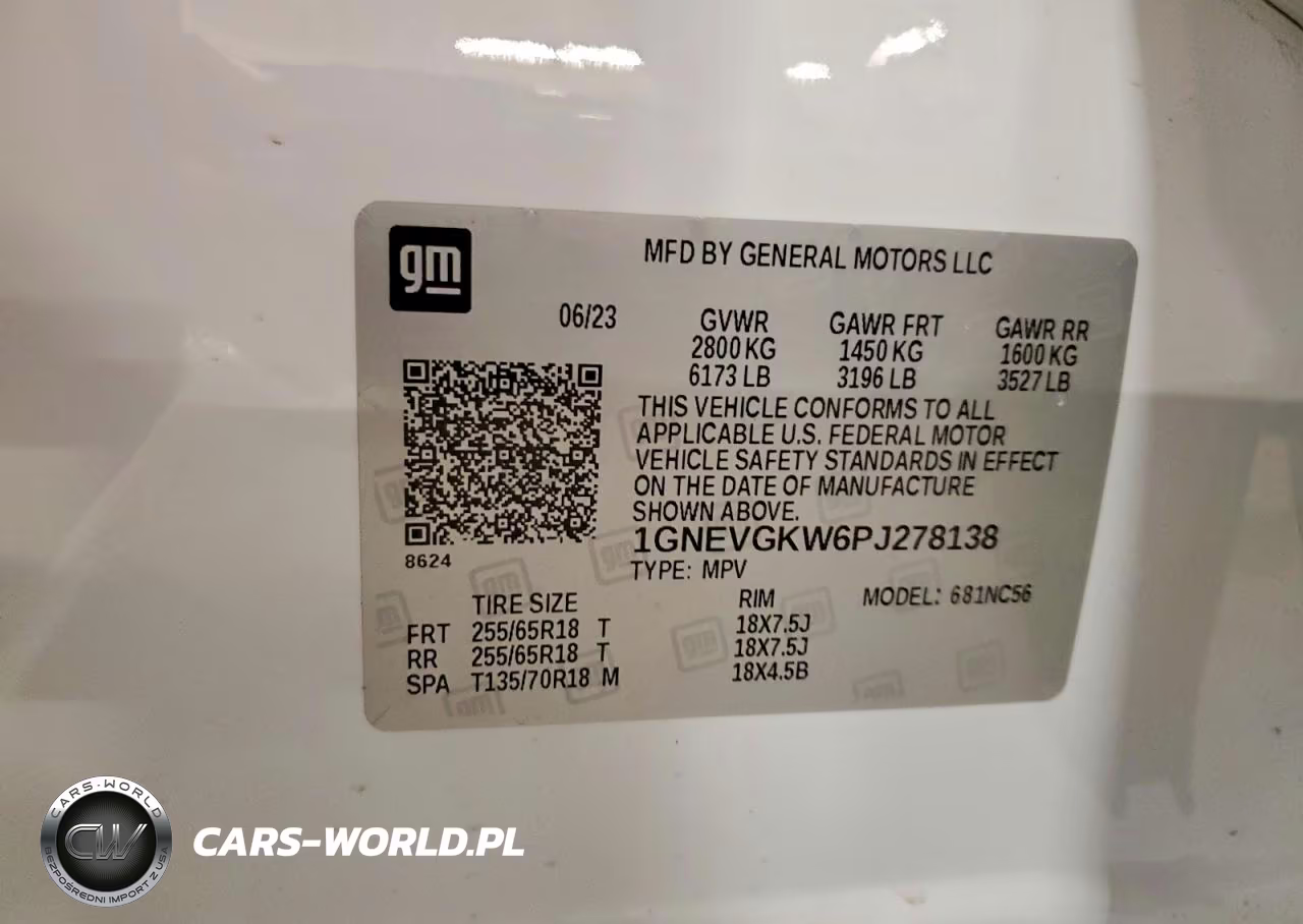 2023 Chevrolet Traverse Lt VIN:1GNEVGKW6PJ278138 - 13