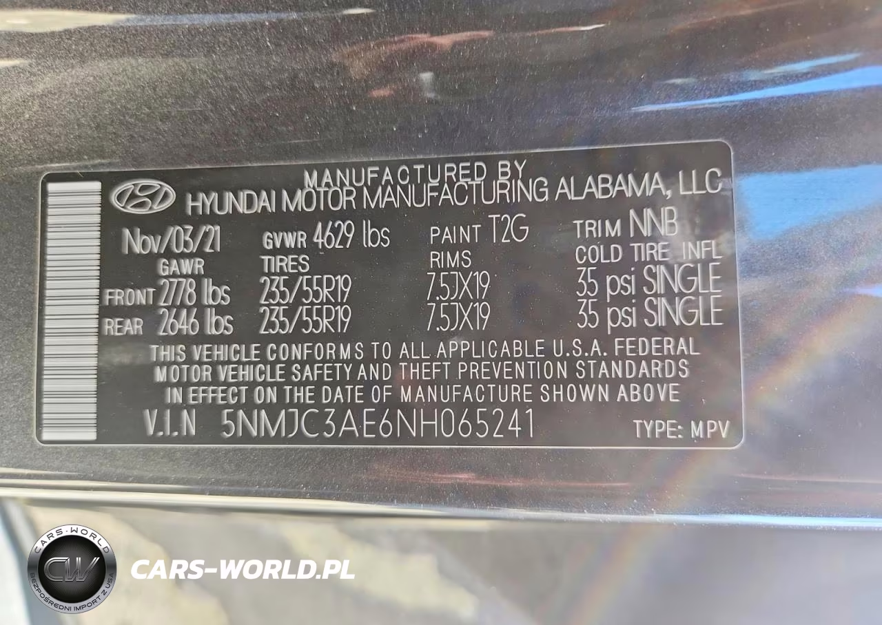 2022 Hyundai Tucson Sel VIN:5NMJC3AE6NH065241 - 14