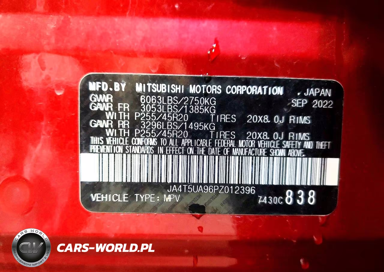 2023 Mitsubishi Outlander Se-Se Technology-Ralliart VIN:JA4T5UA96PZ012396 - 13