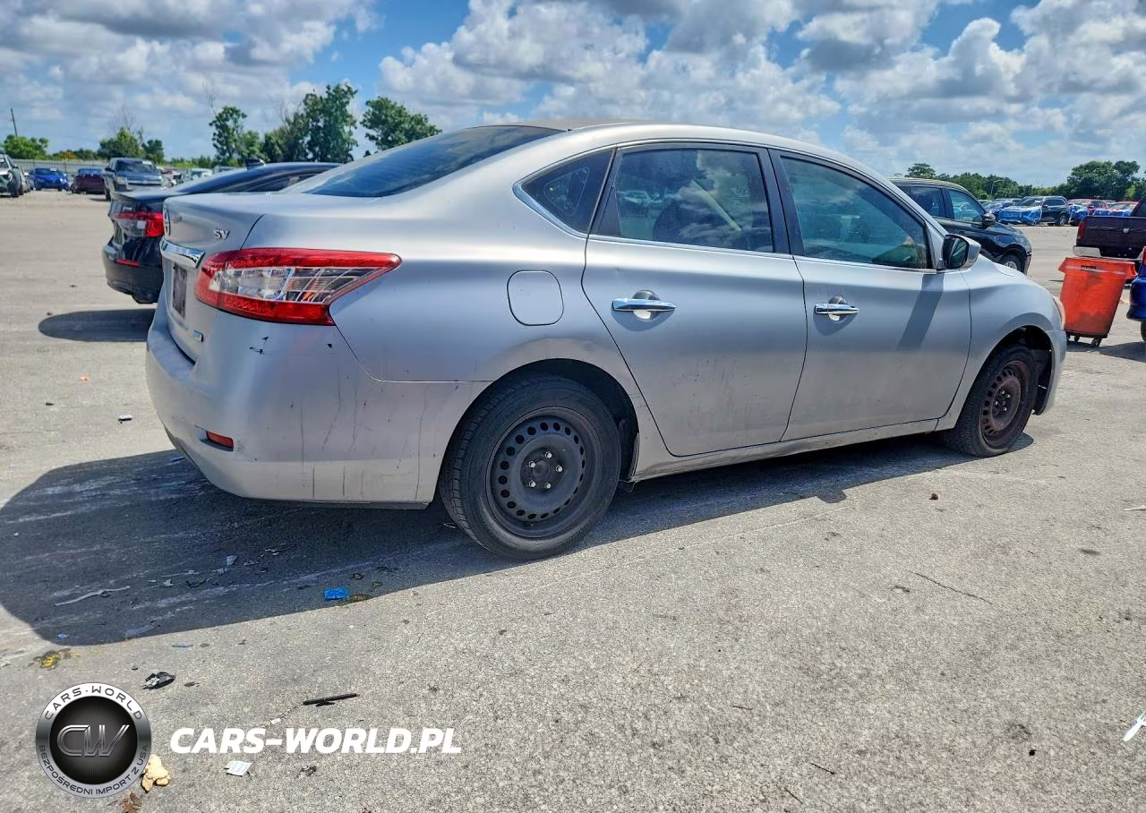 2014 Nissan Sentra Sv VIN:3N1AB7AP5EL617863 - 3
