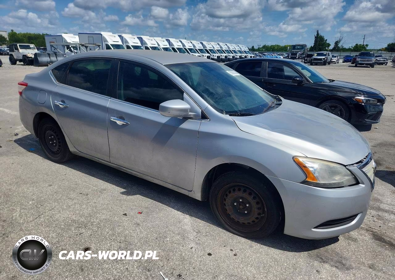 2014 Nissan Sentra Sv VIN:3N1AB7AP5EL617863 - 4
