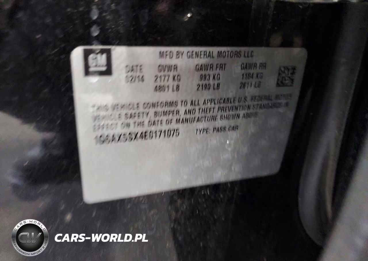 2014 Cadillac Cts Luxury Collection VIN:1G6AX5SX4E0171075 - 12
