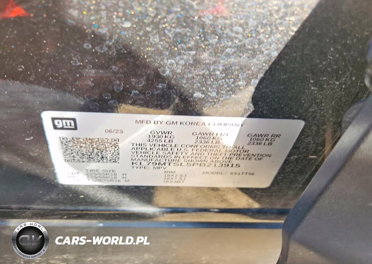 2023 Chevrolet Trailblazer Rs VIN:KL79MTSL5PB213915 - 13