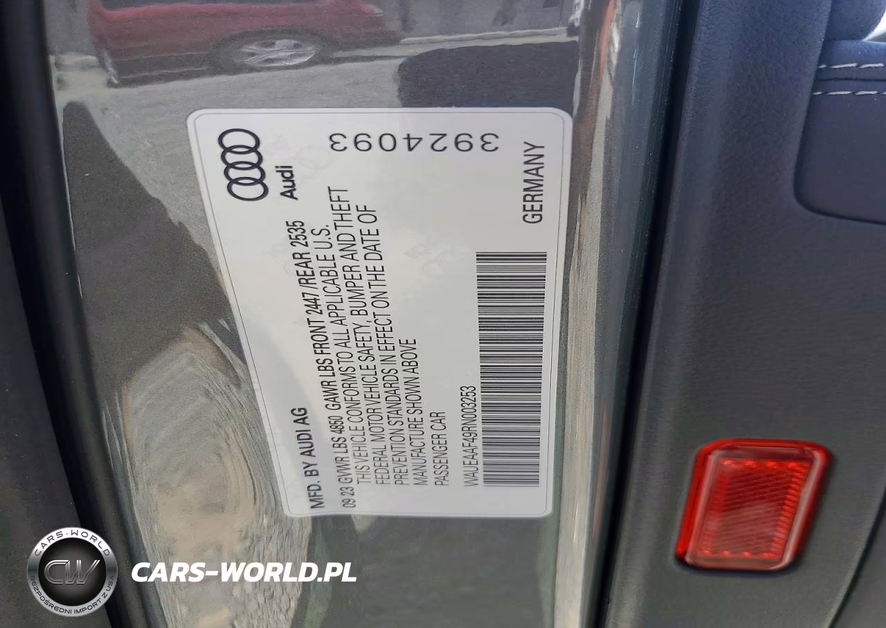 2024 Audi A4 Premium Plus 45 VIN:WAUEAAF49RN003253 - 13