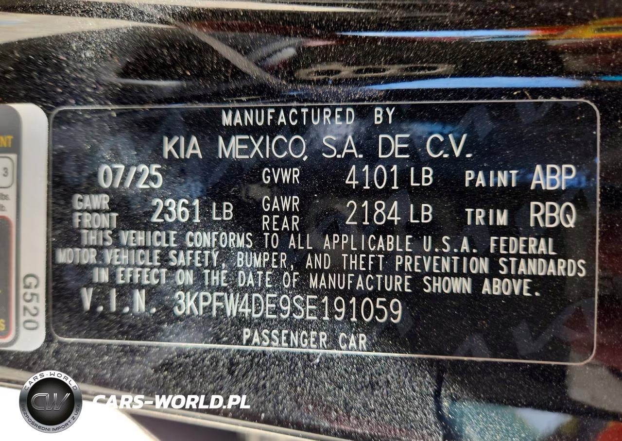 2025 Kia K4 Gt-Line VIN:3KPFW4DE9SE191059 - 14