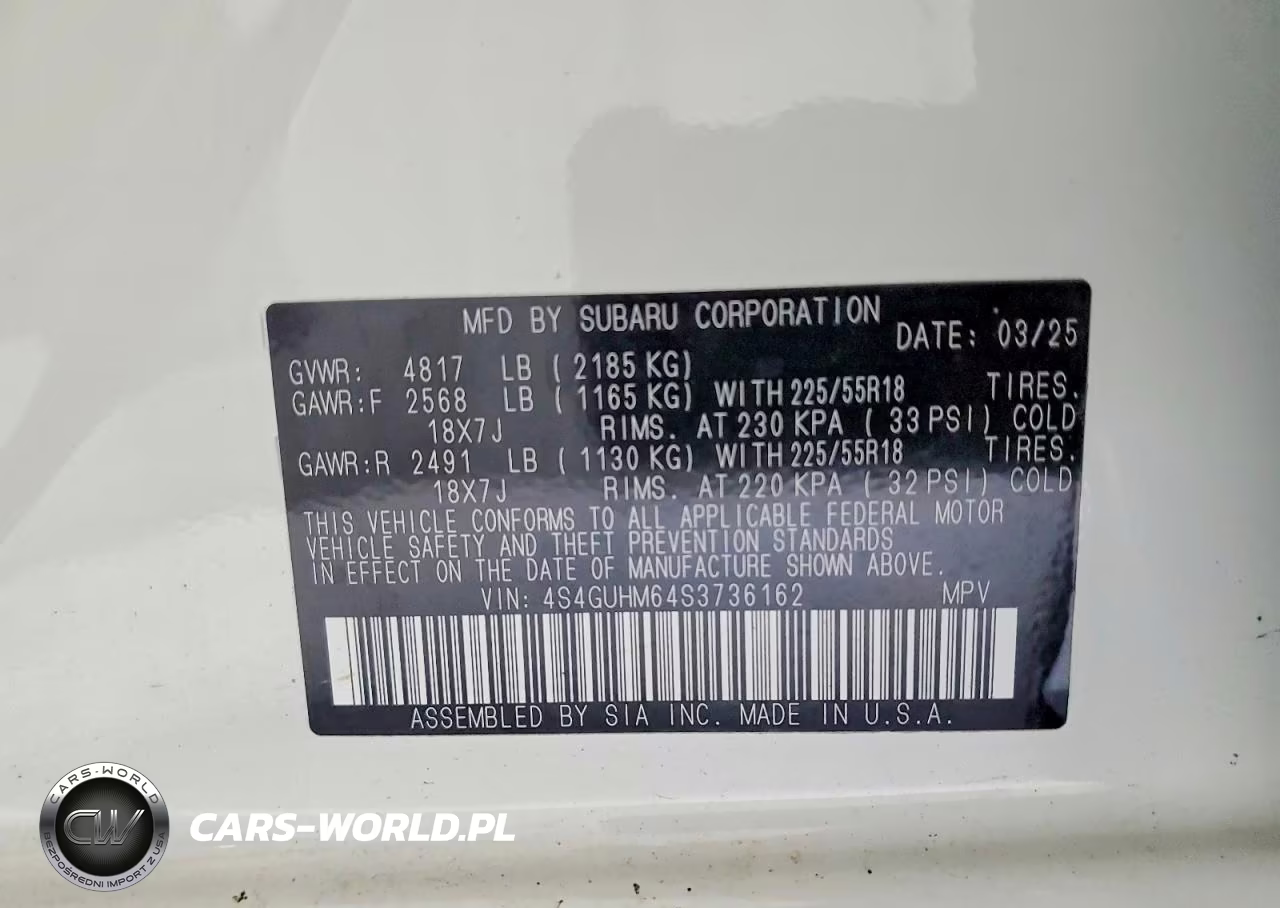 2025 Subaru Crosstrek Limited VIN:4S4GUHM64S3736162 - 13