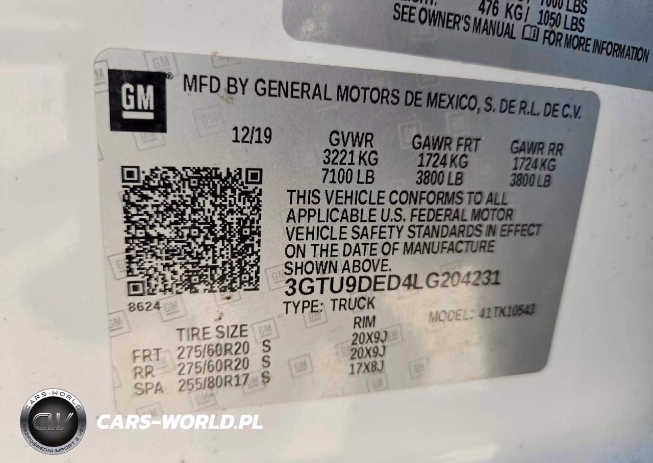 2020 GMC Sierra K1500 Slt VIN:3GTU9DED4LG204231 - 12