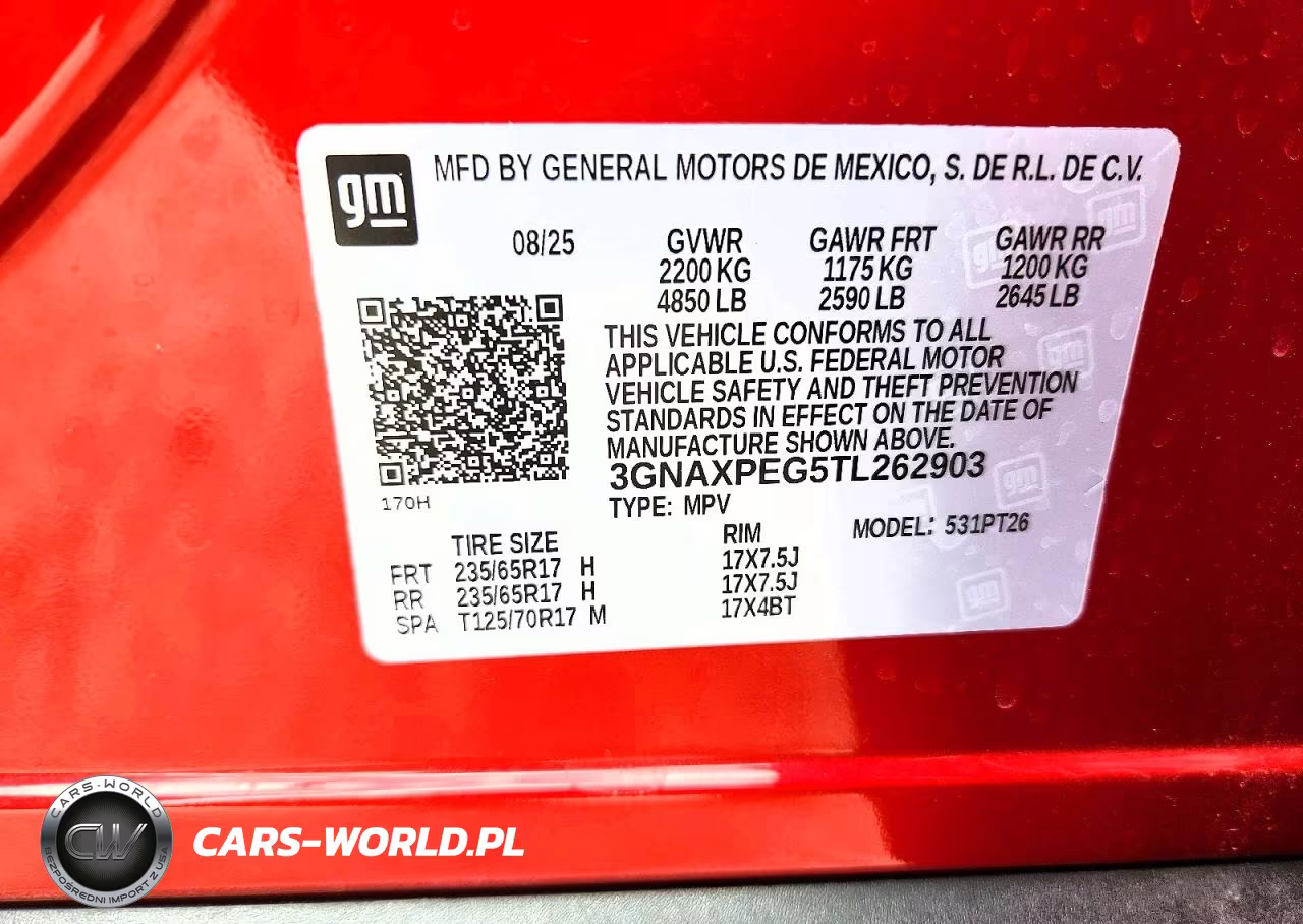 2026 Chevrolet Equinox Lt VIN:3GNAXPEG5TL262903 - 12