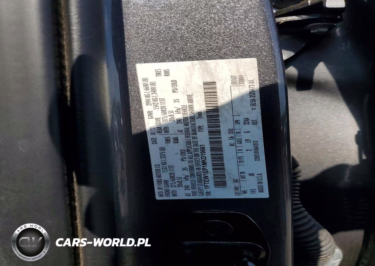 2021 Ford F150 Supercrew VIN:1FTEW1EP1MKD19661 - 12