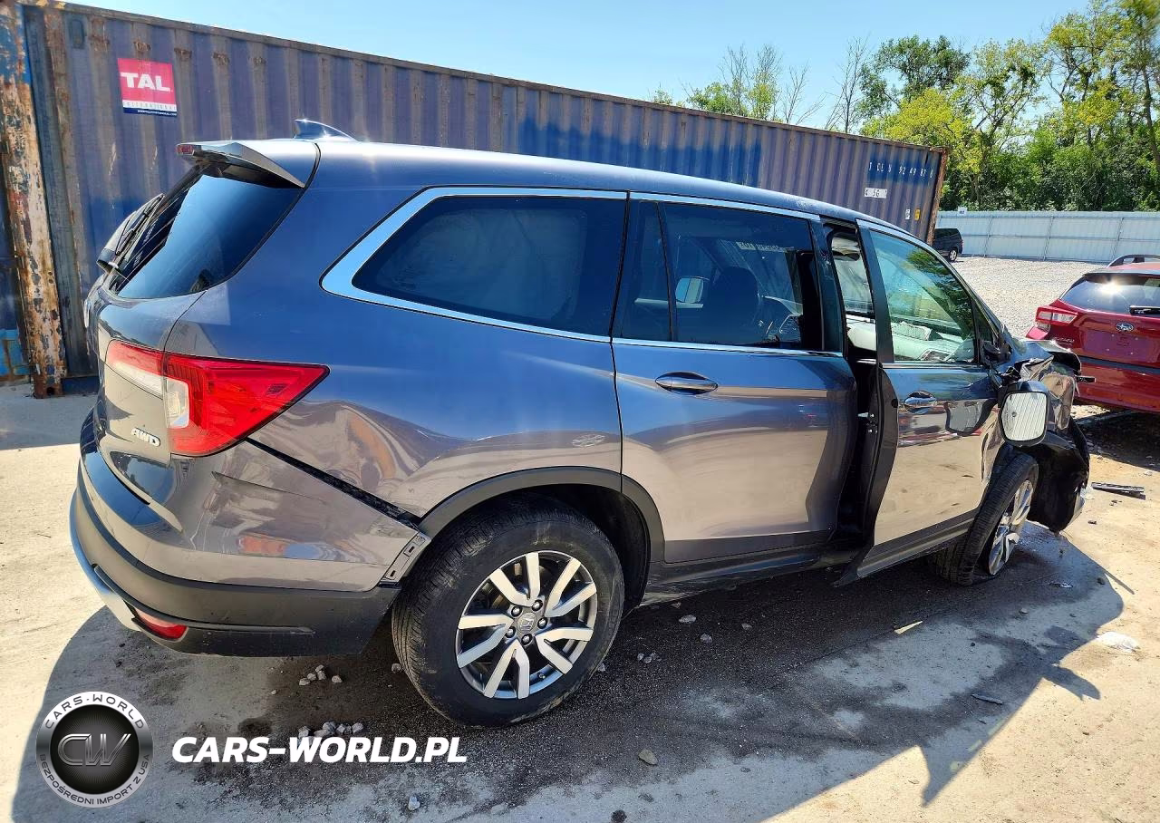 2021 Honda Pilot Exl VIN:5FNYF6H58MB096374 - 3