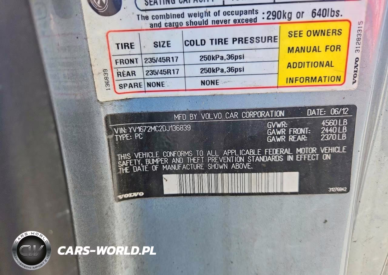 2013 Volvo C70 T5 VIN:YV1672MC2DJ136839 - 12