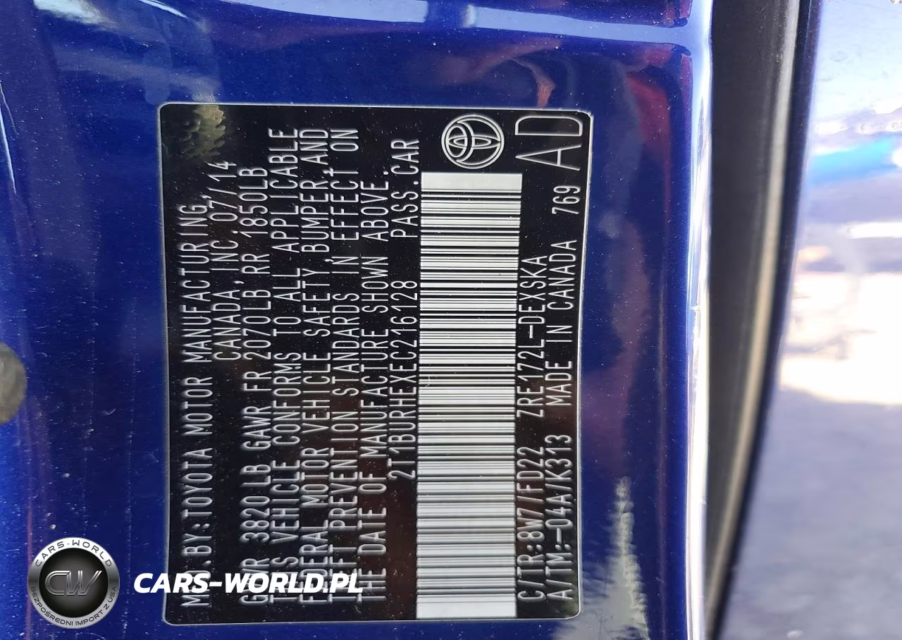 2014 Toyota Corolla L-Le-Le Plus VIN:2T1BURHEXEC216128 - 13