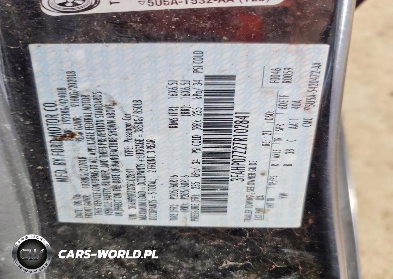 2007 Ford Fusion Se VIN:3FAHP07Z27R102841 - 12