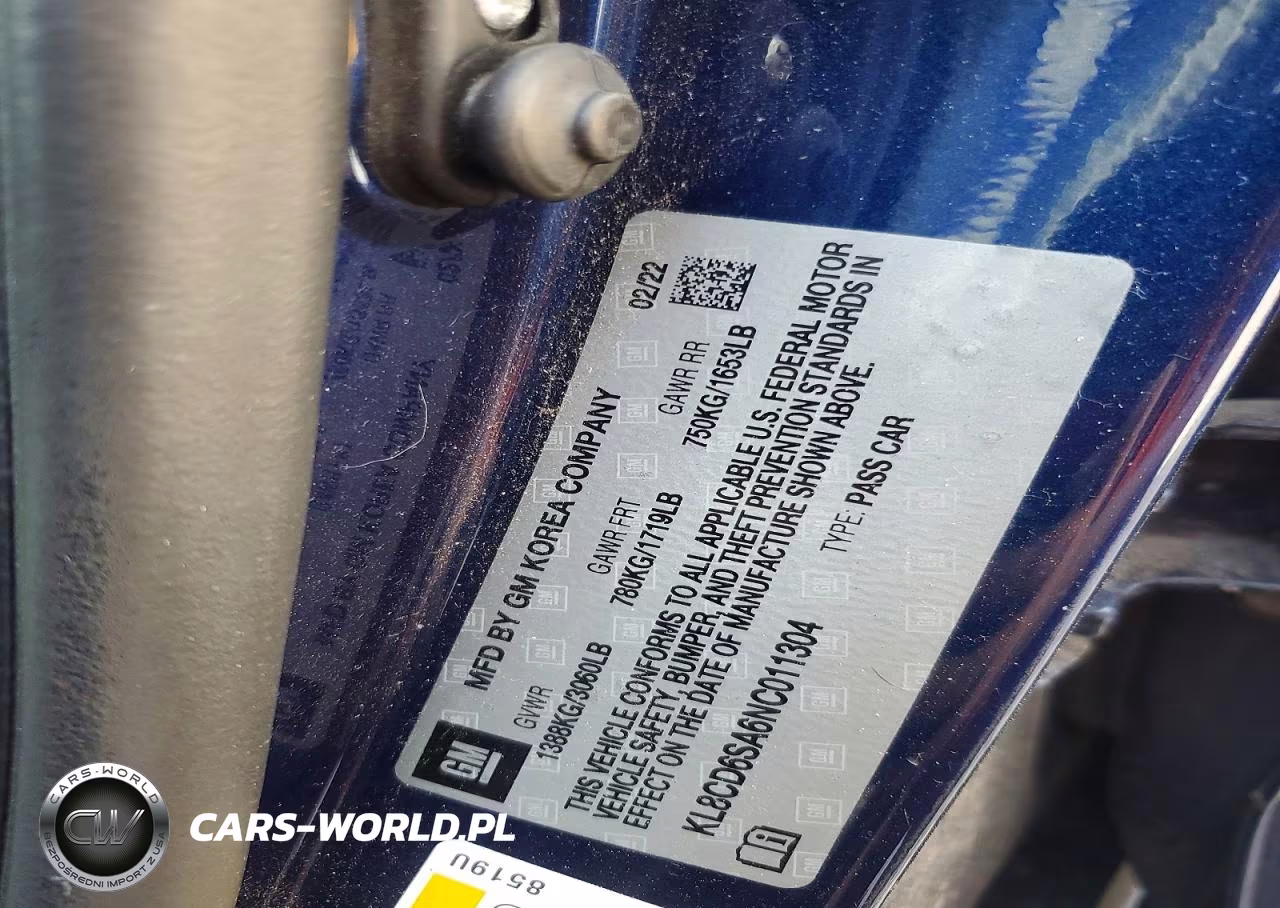 2022 Chevrolet Spark 1Lt VIN:KL8CD6SA6NC011304 - 13