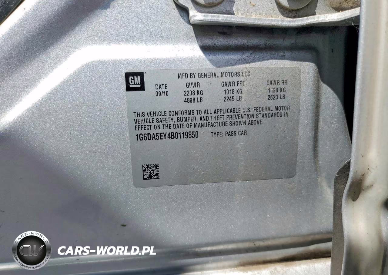 2011 Cadillac Cts VIN:1G6DA5EY4B0119850 - 12