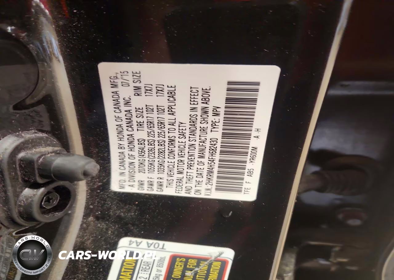 2015 Honda Cr-V Ex VIN:2HKRM4H54FH682430 - 13