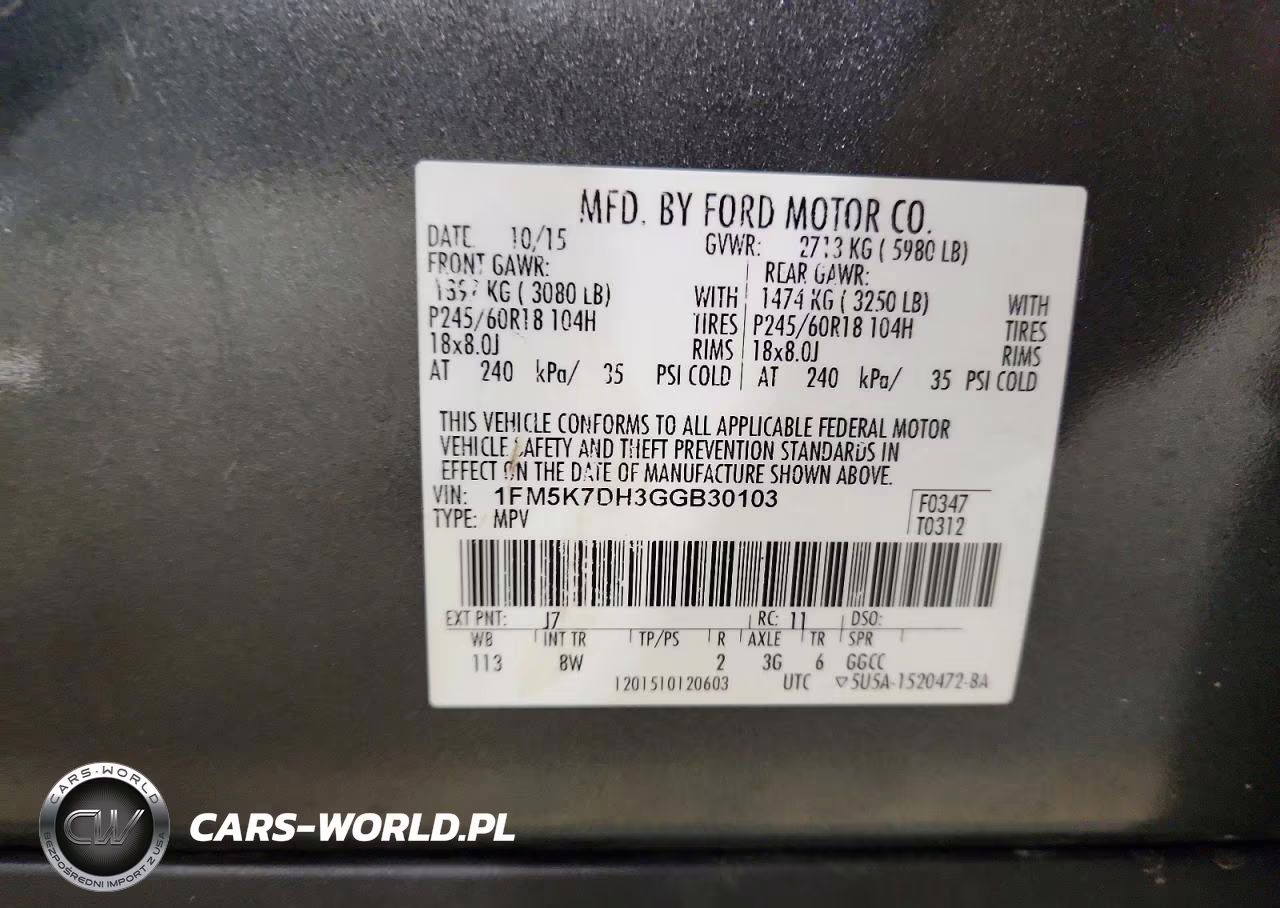 2016 Ford Explorer Xlt VIN:1FM5K7DH3GGB30103 - 13