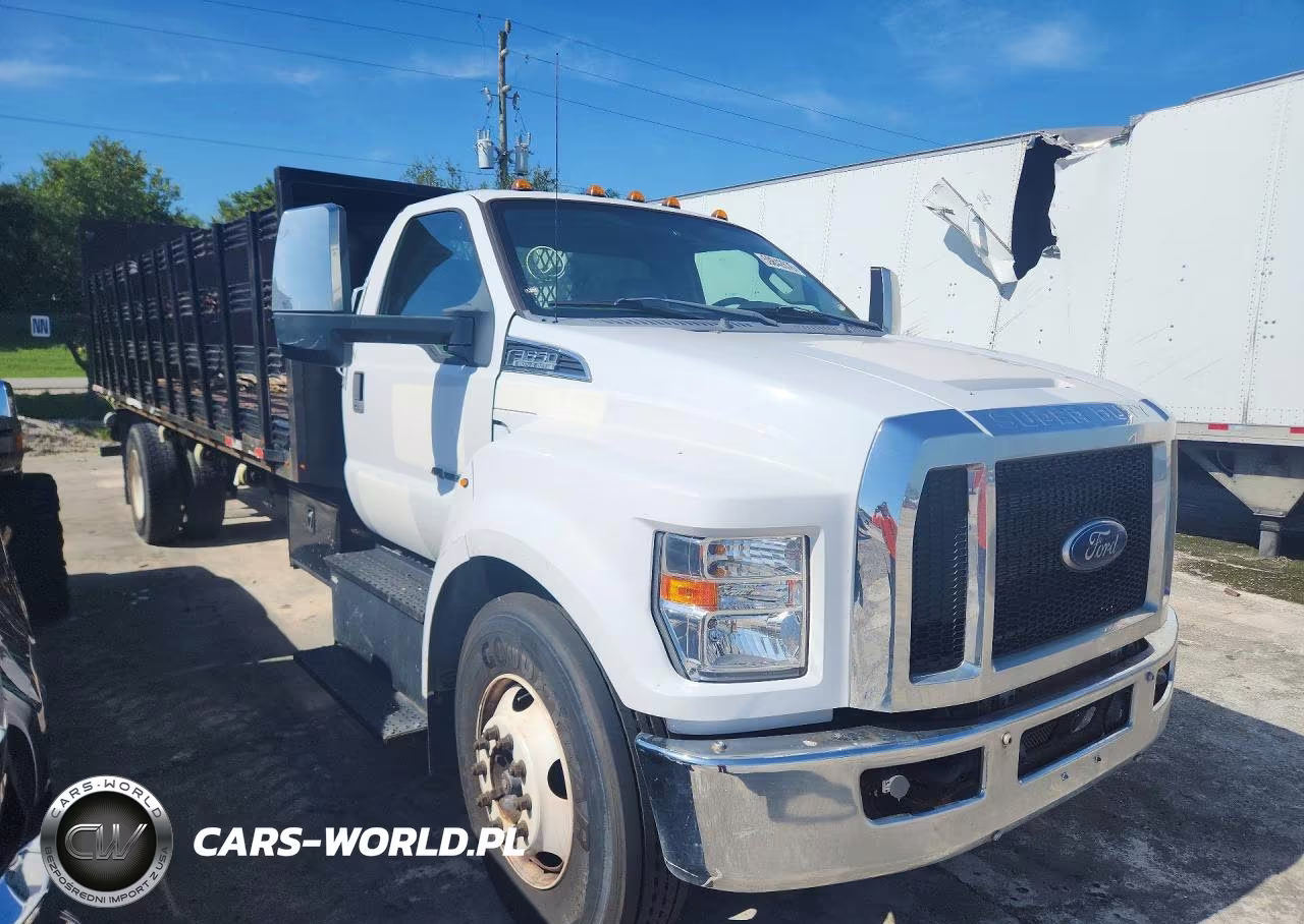 2019 Ford F650 Super Duty Flatbed Truck VIN:1FDNF6DCXKDF06695 - 4