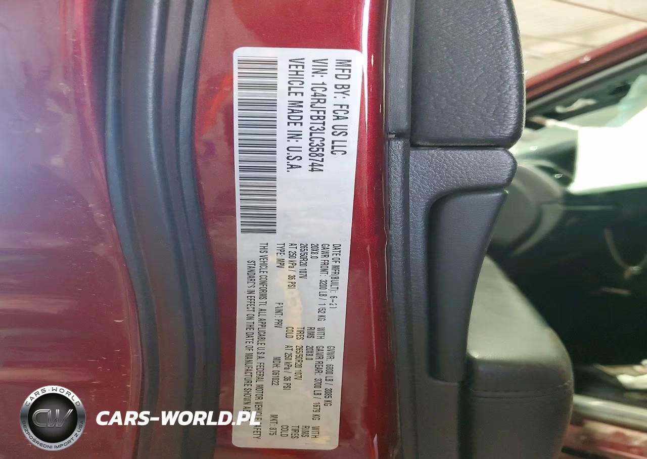 2020 Jeep Grand Cherokee Limited VIN:1C4RJFBT3LC358744 - 14