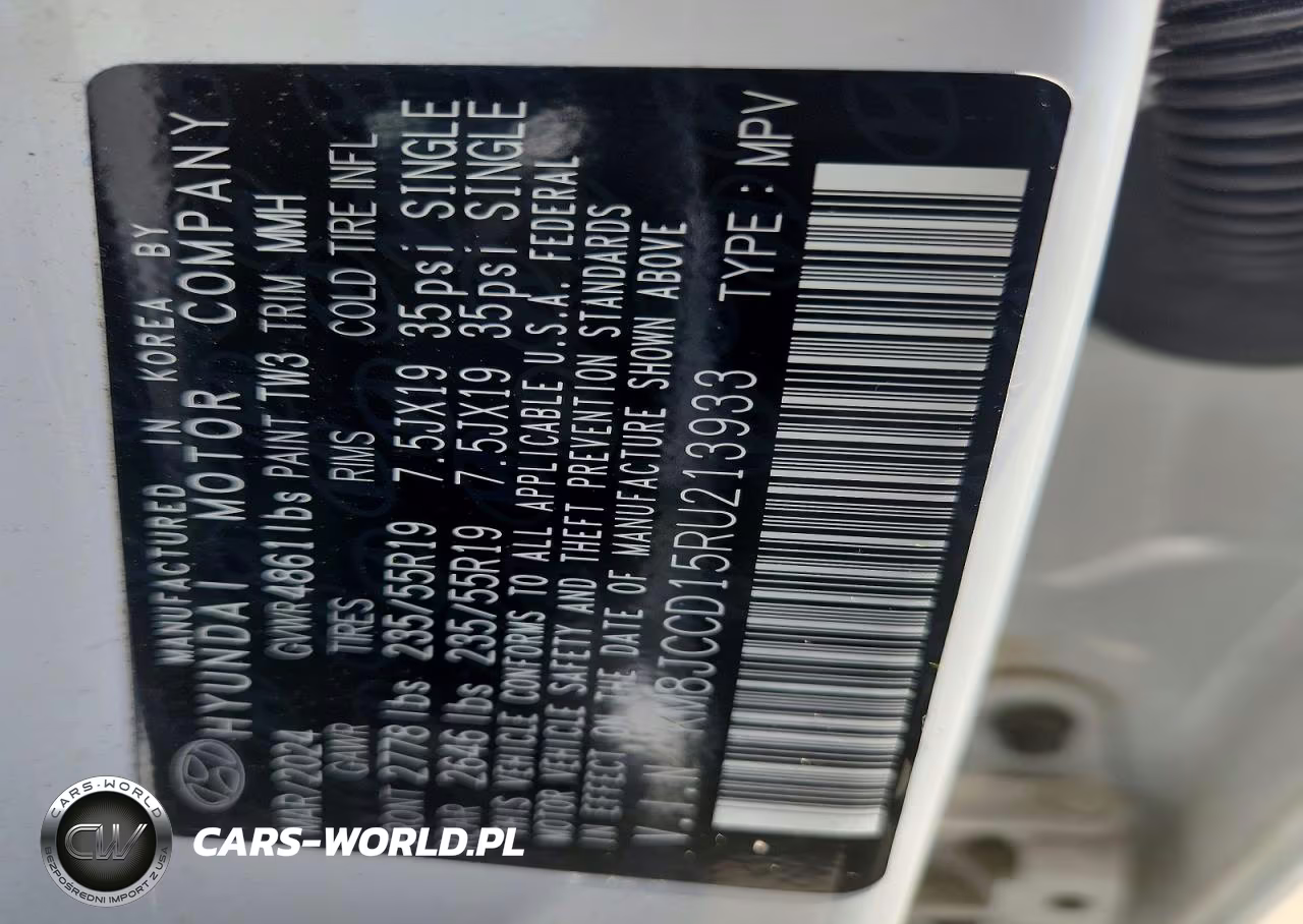 2024 Hyundai Tucson Sel Convenience VIN:KM8JCCD15RU213933 - 12